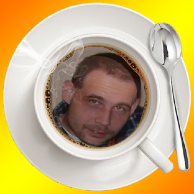 To moja fotka w filiżance kawy może napijemy się razem?